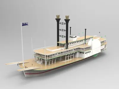 SBM Queen Ship 3D model
