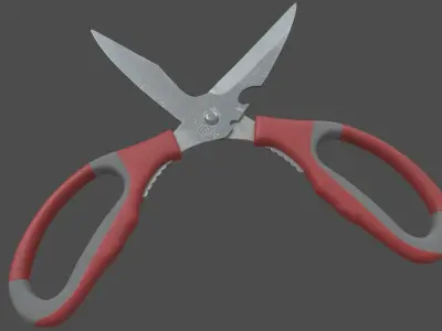 Scissors Low-poly 3D model