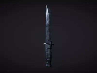Ka-Bar Knife Active 3D model