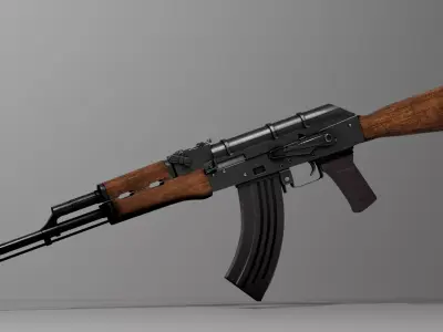 AK-47 Game Ready 3D model