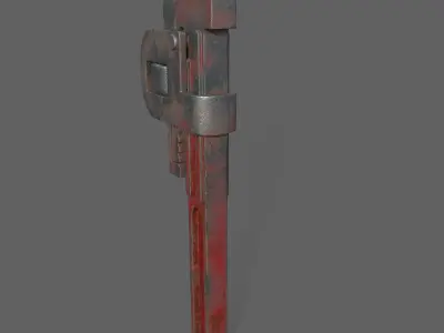 wrench tool Low-poly 3D model purchase
