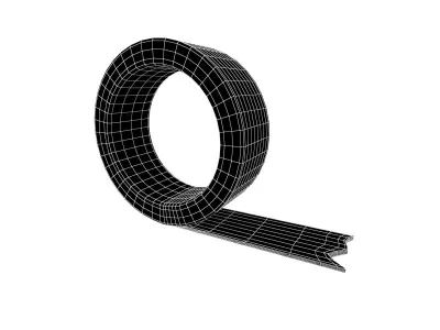 Cartoon Tape v1 004 Low-poly 3D model