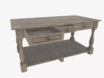 Console Table Low-poly 3D model purchase