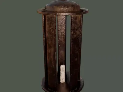 Medieval Lantern Free low-poly 3D model