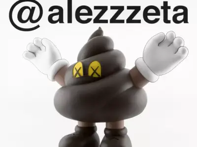 Kaws Poop Textured 3D model