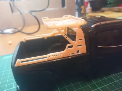 118 Scale Norev X class Truck Bed Rack and Roll Bar 3D print model