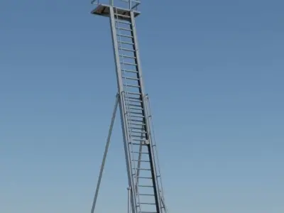 Air Craft Lauder 3D model
