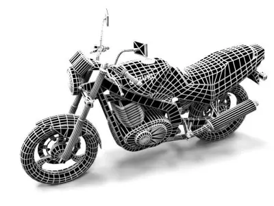 SUZUKI GS500E 1990 3D model