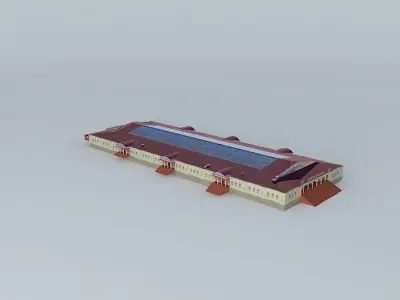 Samara Regional Market Free 3D model