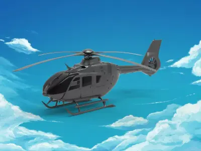 Airbus Helicopters H135 3D model purchase