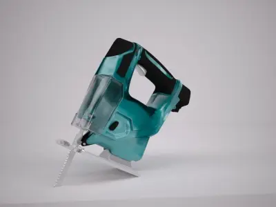 Jigsaw cordless stapler 3D model
