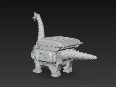 Brachiozord Power Rangers 3D print model