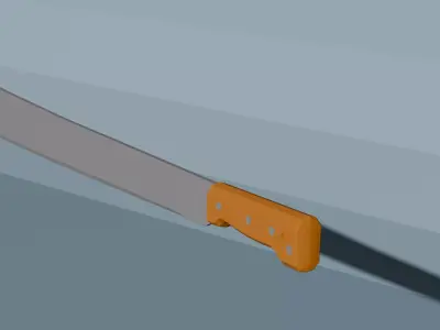 Machete  Free low-poly 3D model