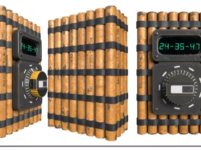 Dynamite 18 3D model