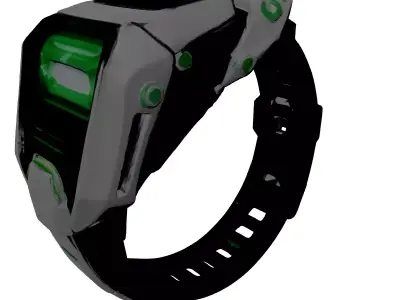 Futuristic SciFi Wrist Device 3D model