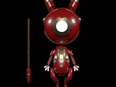 Littile Bot Bunny    3D model