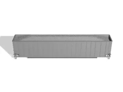 HO 8200 Cubic Foot Hi Capacity Woodchip Hopper Woodchip Load 3D print model