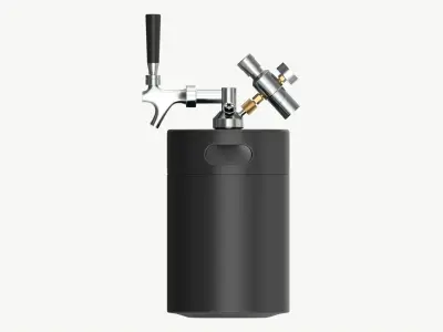 Pressurized Keg System 01 3D model