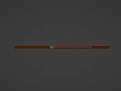 Ninja short sword 3D model