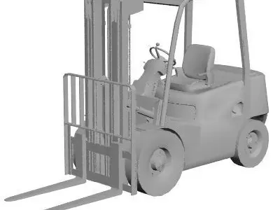 Forklift 3D model get