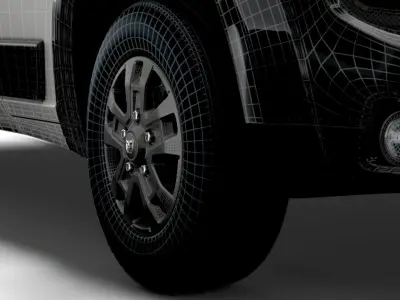 RAM Promaster Van 2023 wheel 3D model