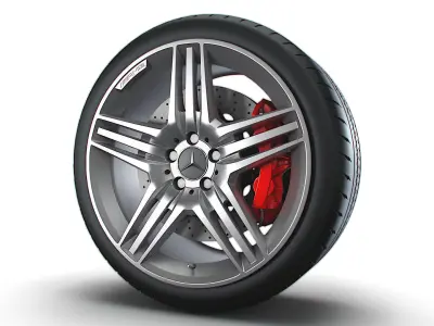 Mercedes Benz Maxilite wheel 3D model