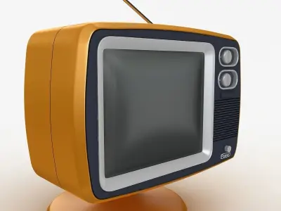 retro tv 3D model