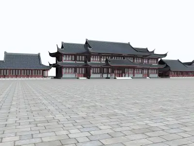 Chinese Style Architecture 3D model 50