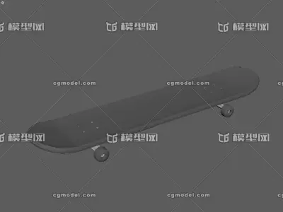 scooter skateboard Free 3D model