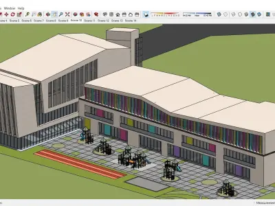 Sketchup Kindergarten 103 3D model