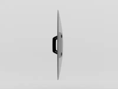 Police Shield Low-poly 3D model