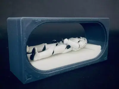 Custom Sci Fi Sleeping Pod 2 3D print model
