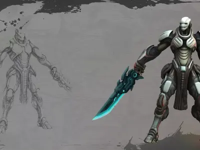 Ashvolt  Low-poly 3D model
