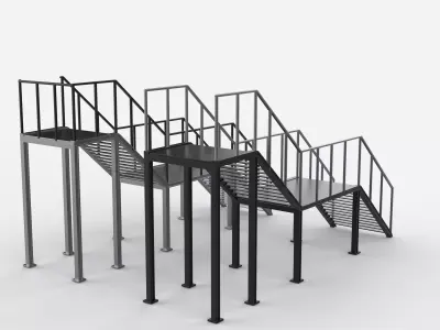 staircase 02 3D model