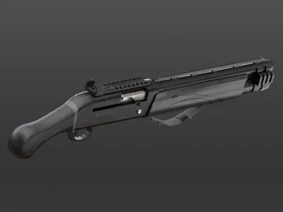 Remington V3 Tac-13  Low-poly 3D model
