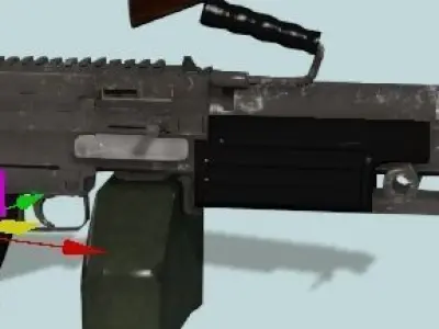 All guns pack and free fire and pubg guns Low-poly 3D model