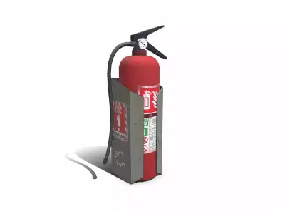 Fire Extinguisher Low-poly PBR Low-poly 3D model
