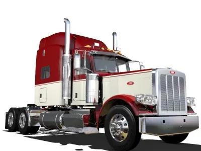 389 Semi Truck 3D model