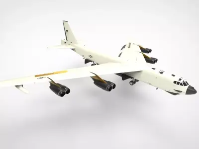 B-52 Stratofortress 3D model purchase