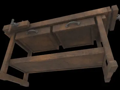 work bench 3D model