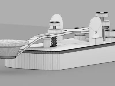 Morse Code Transmitter 3D model