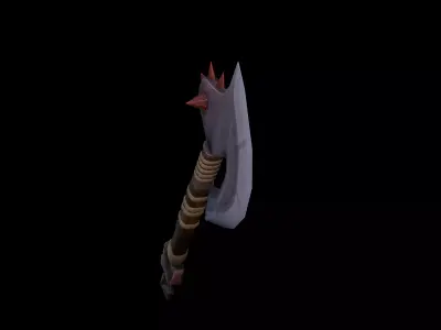 Murkblood War Axe Low-poly 3D model