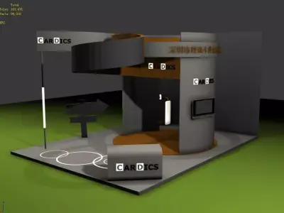 Exhibition - Area -6X8-3DMAX2009-010 3D model