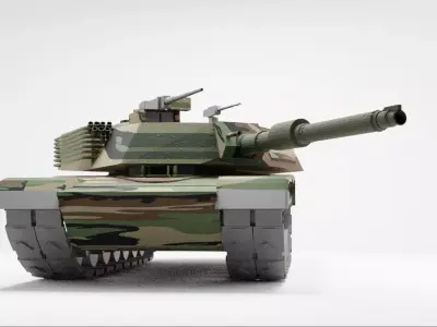 M1A1 KVT Abrams 3D model