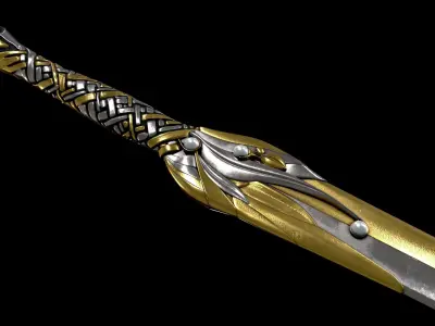 Galadriel Dagger - Rings of Power 3D model