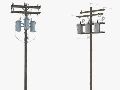  Utility Poles Collection 