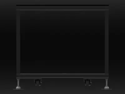 Mobile Steel Workbench WL89 3D model