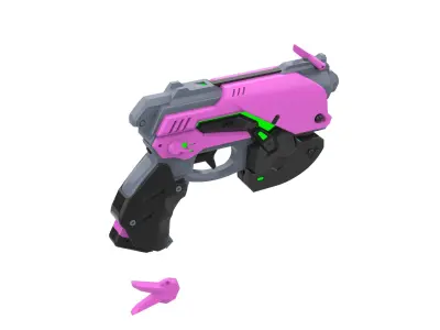 DVa Blaster - Overwatch - Commercial - Printable - STL 3D print model