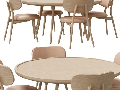 Mater DesignThe Dining Chair stoel 3D model