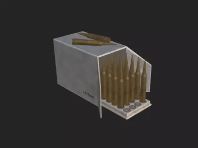 Bullet Model 004 Low-poly 3D model